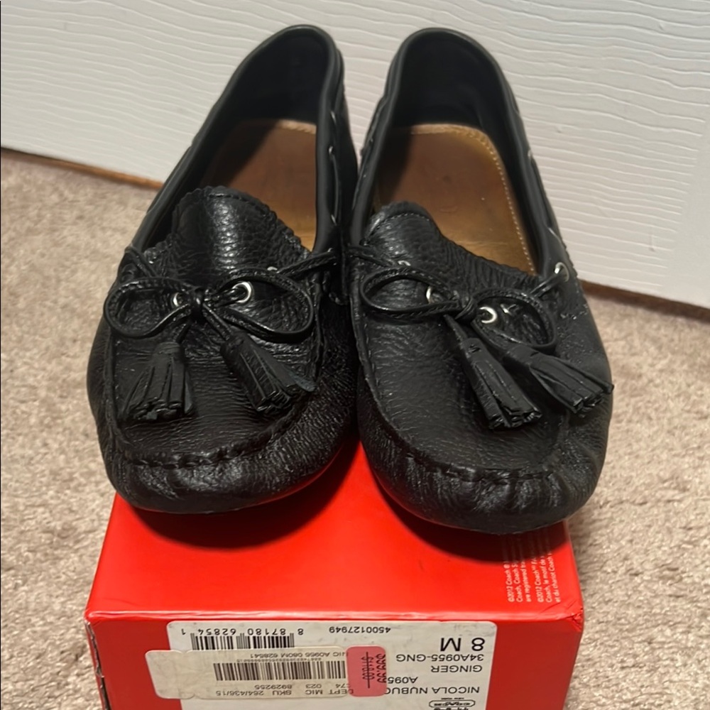 Coach Women's Black Loafers